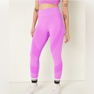 PINK Victoria’s Secret‎ House Party Pink Marl Seamless High Waist Leggings NEW
